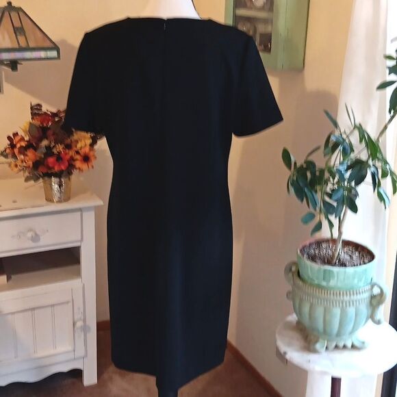 Calvin Klein  Dressy Black Dress. Old Money, Quiet Elegance - Picture 6 of 13